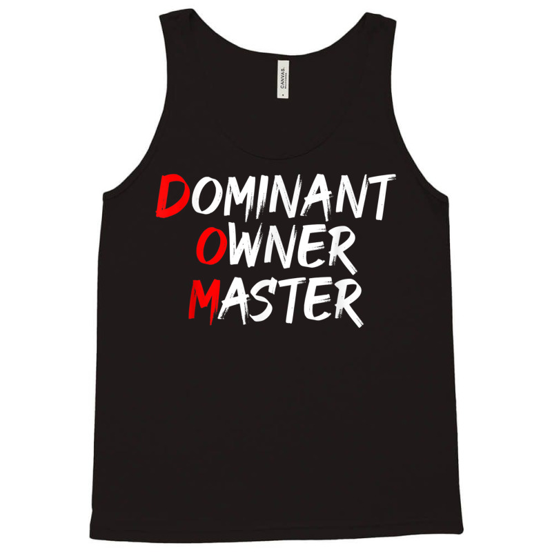 Dominant Owner Master  Secret Bdsm Sex Names Gift Tank Top by AmandaGoodrich | Artistshot