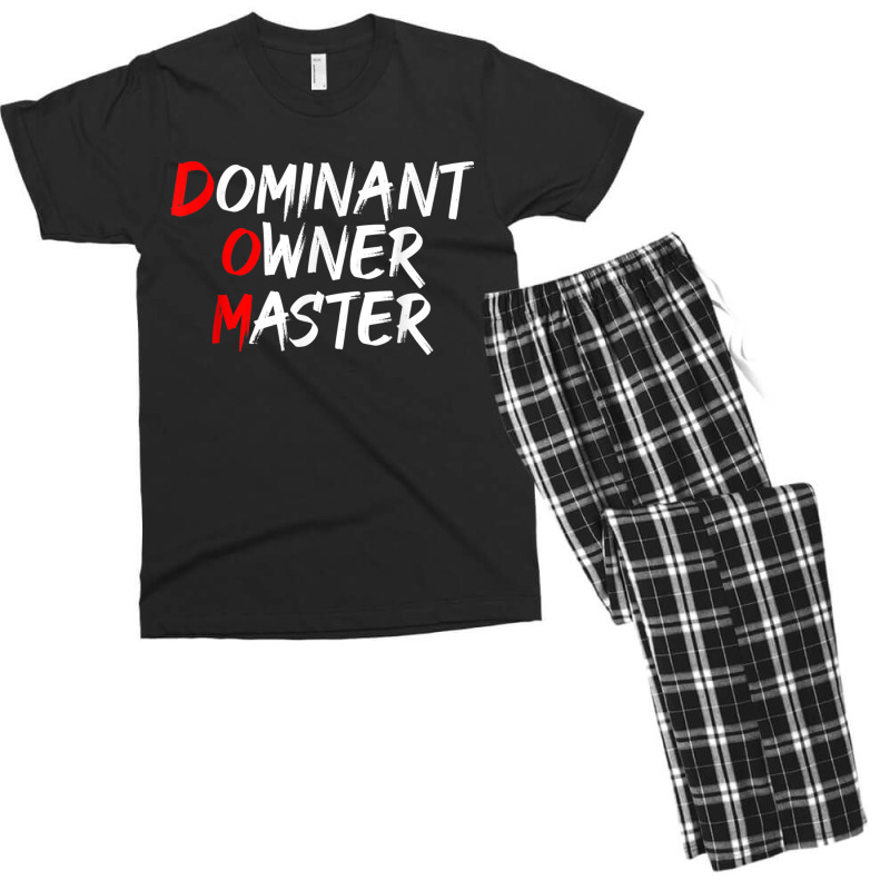 Dominant Owner Master  Secret Bdsm Sex Names Gift Men's T-shirt Pajama Set by AmandaGoodrich | Artistshot