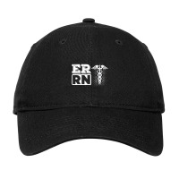 Er Rn Emergency Room Registered Nurse Nursing Medicine Adjustable Cap | Artistshot