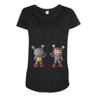 Slogoman Cute Maternity Scoop Neck T-shirt | Artistshot