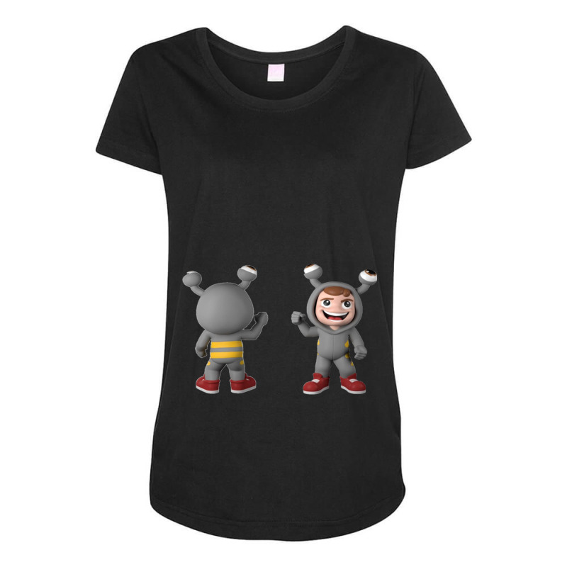 Slogoman Cute Maternity Scoop Neck T-shirt by NINOZKABAUGHMAN | Artistshot