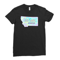 Get Lost In Montana Ladies Fitted T-shirt | Artistshot