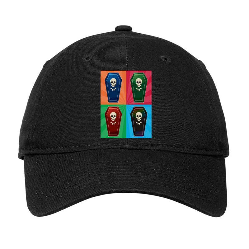 Pop Art Coffins Adjustable Cap by seifertmurryq3jmxs | Artistshot