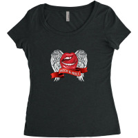 Rock And Roll Lip Women's Triblend Scoop T-shirt | Artistshot