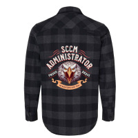 Sccm Administrator Proud And Brave Eagle Flannel Shirt | Artistshot