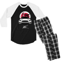 Infiniti Q50 Stanced White Men's 3/4 Sleeve Pajama Set | Artistshot