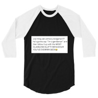 Anthony Bridgerton  Slutty Gentleman 3/4 Sleeve Shirt | Artistshot