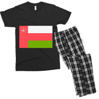 Flag Of Oman Men's T-shirt Pajama Set | Artistshot