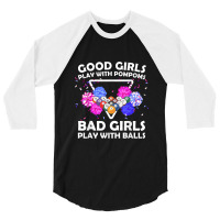 Funny Billiards For Women Girls 8 Ball Billiard Pool Player 3/4 Sleeve Shirt | Artistshot