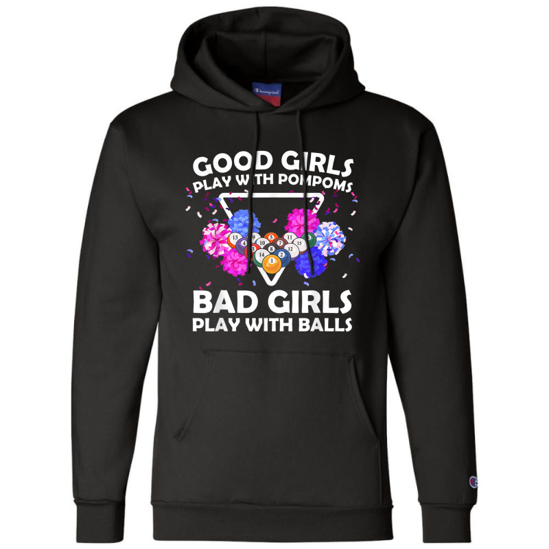 Funny Billiards For Women Girls 8 Ball Billiard Pool Player Champion Hoodie | Artistshot