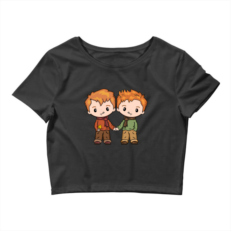 Cute Lgbtq Gay Red Head Fun Gay-bee Male Couple Crop Top by Brink Beaulah | Artistshot