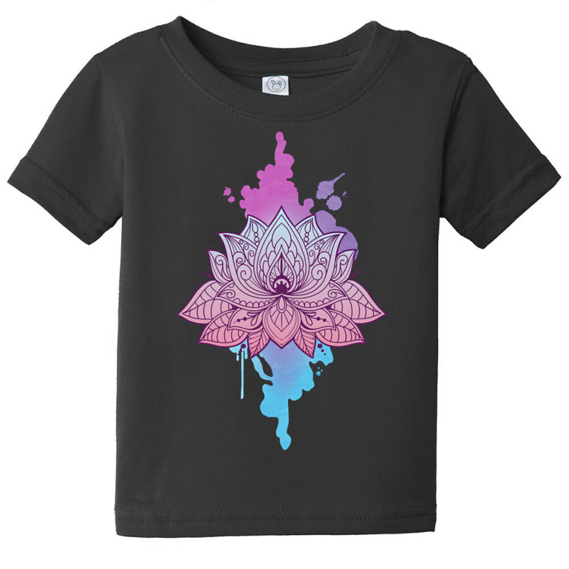 Asanas Mandala Lotus Mantra Baby Tee by oatesorlandoi9eepf | Artistshot