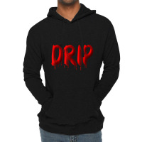 Drippy Red Drippin Letters Streetwear Hip Hop Tees Tops Lightweight Hoodie | Artistshot