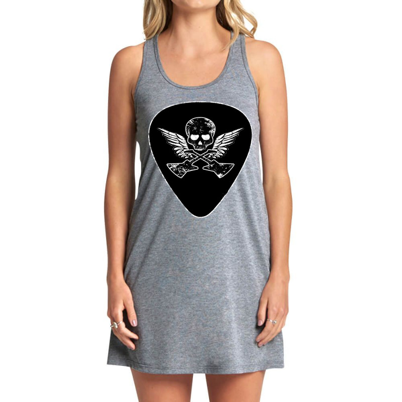 Guitar Pick Skull (2) Tank Dress by declangreenwood | Artistshot