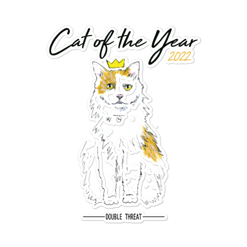 Cat Of The Year 2022 Taco Sticker | Artistshot