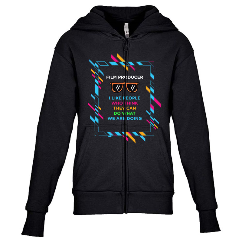 Film Producer Youth Zipper Hoodie by AmyJeanKemmer | Artistshot