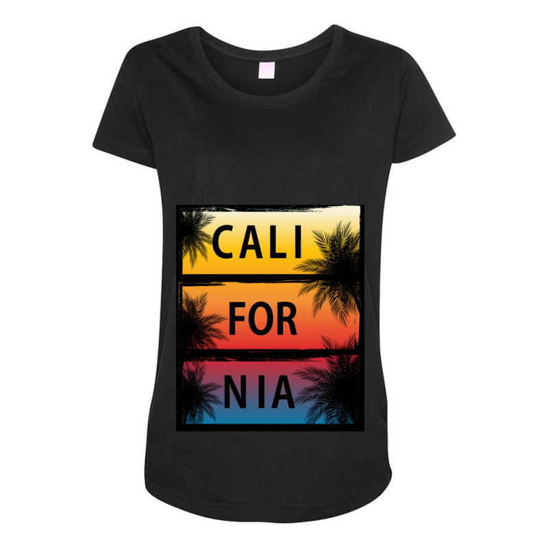 California Maternity Scoop Neck T-shirt by adwoaafredyy | Artistshot