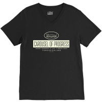 Classic Carousel Of Progress Theme Park Series V-neck Tee | Artistshot