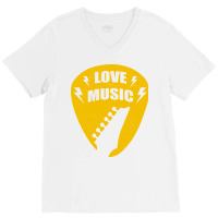 Love Music V-neck Tee | Artistshot