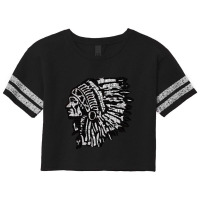 Indian Chief Calligram Scorecard Crop Tee | Artistshot