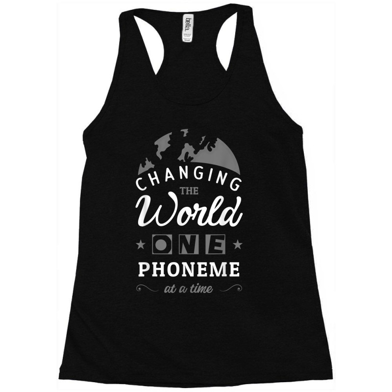 Dyslexia Phoneme Ribbon Speech Language Pathologist Dyslexic Racerback Tank by ReginaldLewisMay | Artistshot