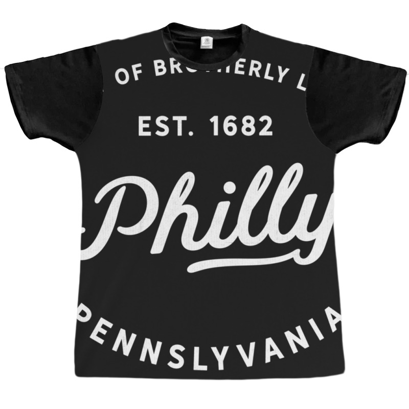 Classic Retro Vintage Philly City Of Brotherly Love Graphic T-shirt by fenderbendable | Artistshot