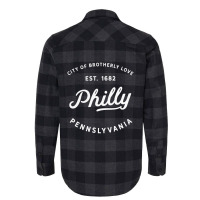 Classic Retro Vintage Philly City Of Brotherly Love Flannel Shirt | Artistshot