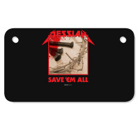 Messiah Save 'em All (heavy Crusade) Motorcycle License Plate | Artistshot