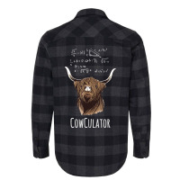 Scottisch Cow Cowculator Scottish Highland Cattle Flannel Shirt | Artistshot