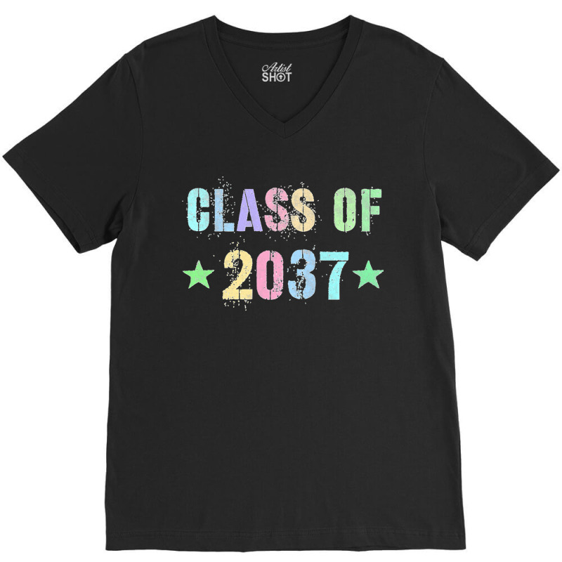 Rock Stars Future Class Of 2037 Graduation Goodbye Daycare Premium V-neck Tee | Artistshot