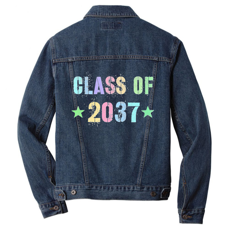 Rock Stars Future Class Of 2037 Graduation Goodbye Daycare Premium Men Denim Jacket | Artistshot