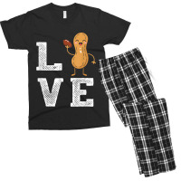 Peanut Love - Peanut Lover Funny Peanut Cute Peanut Gift Men's T-shirt Pajama Set | Artistshot