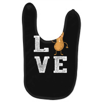 Peanut Love - Peanut Lover Funny Peanut Cute Peanut Gift Baby Bibs | Artistshot