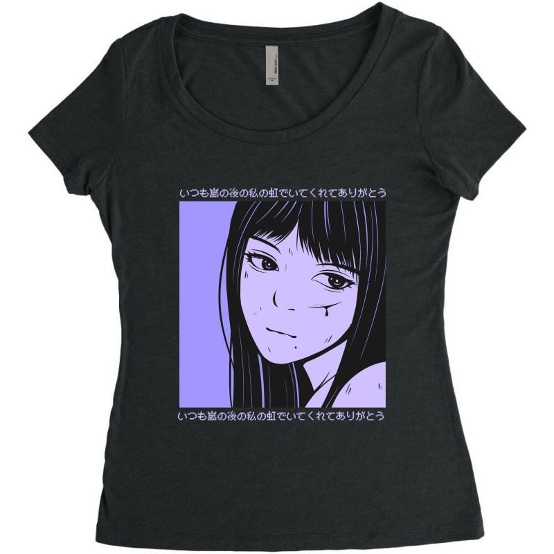 Anime Japanese Street Wear 7 Women's Triblend Scoop T-shirt by sheldyrivaldi | Artistshot