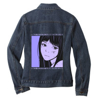 Anime Japanese Street Wear 7 Ladies Denim Jacket | Artistshot