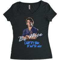 Be Nice Until It's Time To Not Be Nice Women's Triblend Scoop T-shirt | Artistshot