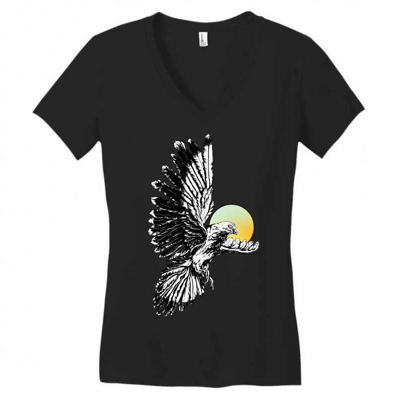 Ink Dove (holy Spirit) Women's V-Neck T-Shirt by Ledford Leslie | Artistshot