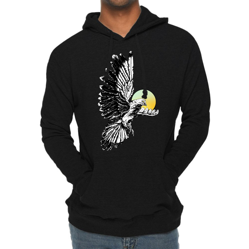 Ink Dove (holy Spirit) Lightweight Hoodie by Ledford Leslie | Artistshot