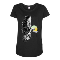 Ink Dove (holy Spirit) Maternity Scoop Neck T-shirt | Artistshot