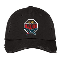 Mma Bjj Tap Out Before You Black Out Vintage Cap | Artistshot