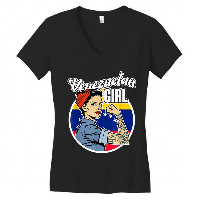 Arepas Latin America Venezuelan Women Girls Gift Venezuela Women's V-Neck T-Shirt by TimothyMichaelHackett | Artistshot