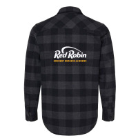 Red Robin Food Black Tee Flannel Shirt | Artistshot