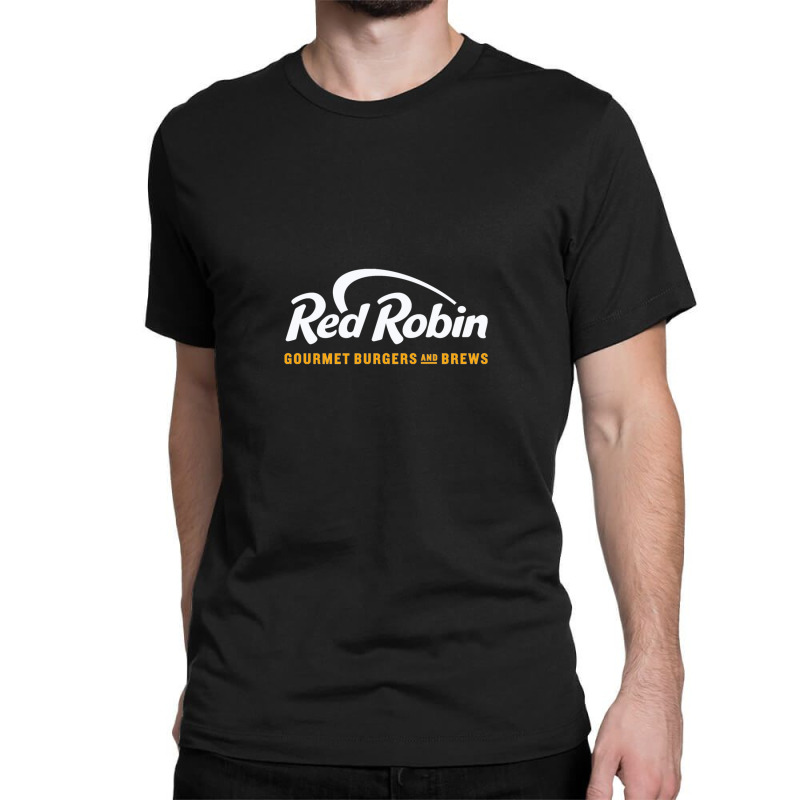 Red Robin Food Black Tee Classic T-shirt by MaryWright | Artistshot