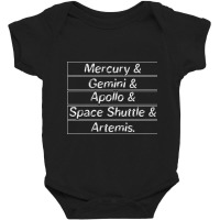 Mercury Gemini Apollo Space Shuttle Artemis Astronaut-yqqmr Baby Bodysuit | Artistshot