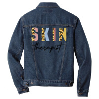 Skin Therapist Skincare Lover Skin Esthetician Men Denim Jacket | Artistshot