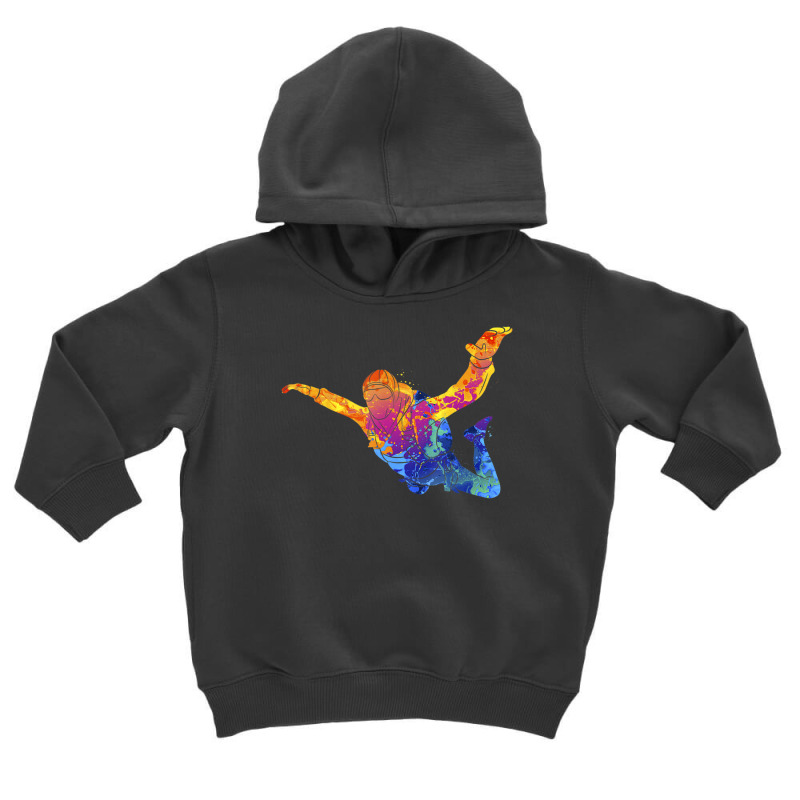 Skydiving Parachutust Extreme Sport Toddler Hoodie by Min06 | Artistshot