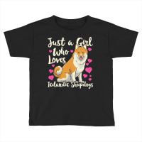 Dog Lover T  Shirt Icelandic Sheepdog Dog Gift Idea T  Shirt Toddler T-shirt | Artistshot