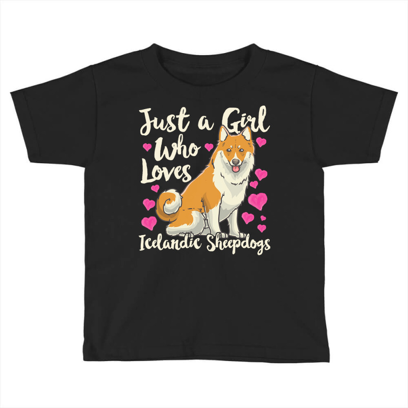 Dog Lover T  Shirt Icelandic Sheepdog Dog Gift Idea T  Shirt Toddler T-shirt by theodora67935 | Artistshot