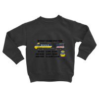 Intercity 125 High Speed Train British Rail Color Infographic Diagram Toddler Sweatshirt | Artistshot