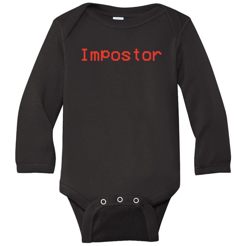 Impostor Crewmate Retro Video Game Long Sleeve Baby Bodysuit by EvanWayneCofer | Artistshot